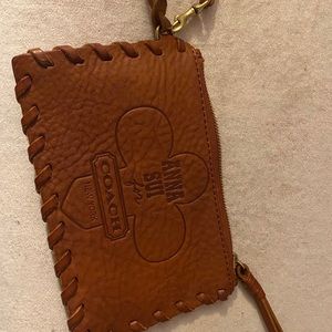 Rare vintage Ani Sui x Coach wristlet.